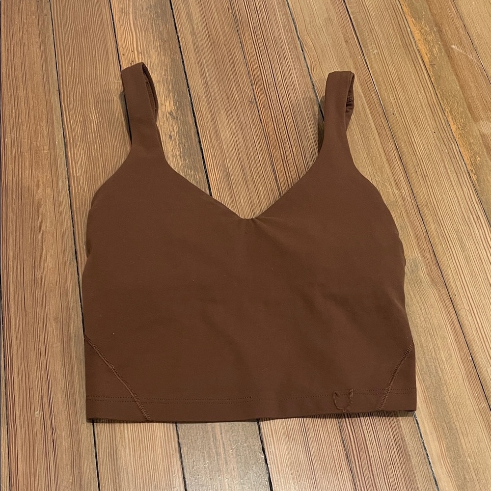 Brown Lululemon align top